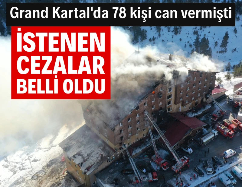 Otel yangını: 13 kişi için 1998 yıl ceza talebi!
