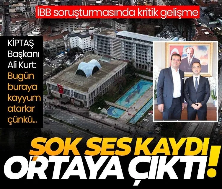 İBB Yolsuzluk Soruşturmasında Ses Kaydı İfşa!